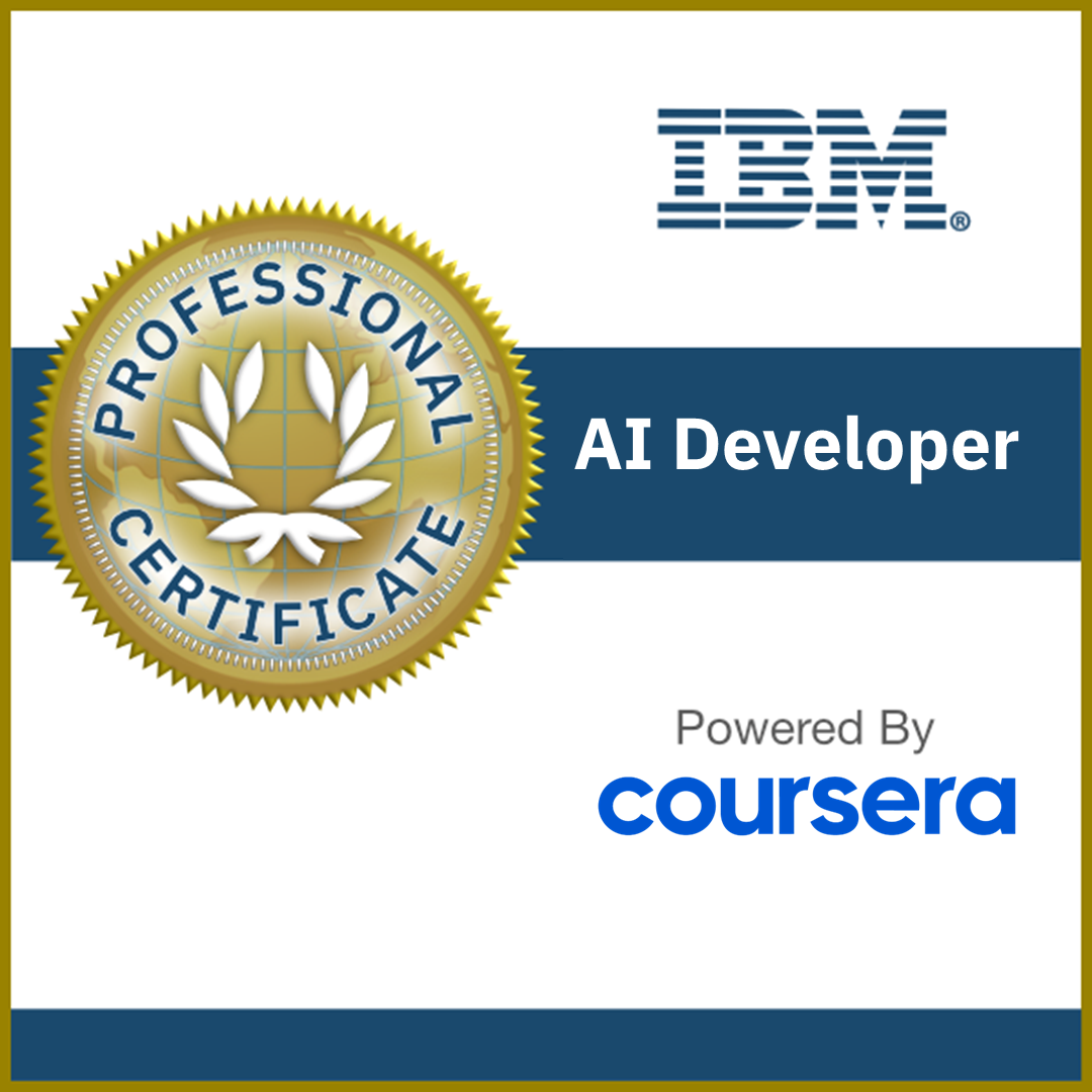 Badge IBM AI Engineering
